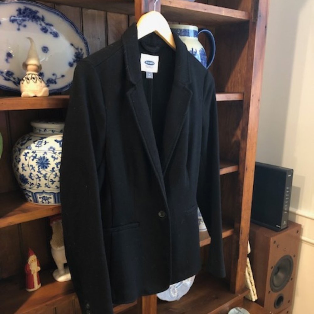 Black Knit Blazer